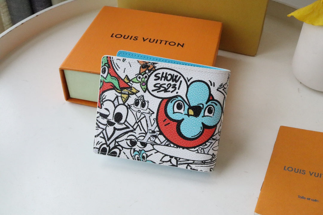 LV Multiple Wallet Monogram Comics Canvas 195896 mysite