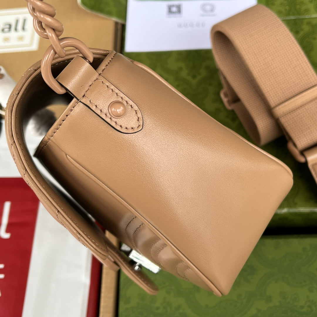 gg marmont mini 18cm all beige calfskin mysite