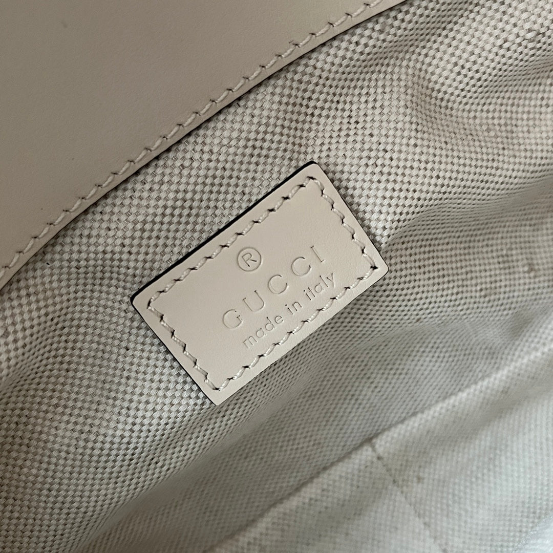 gg marmont 26cm all white calfskin mysite