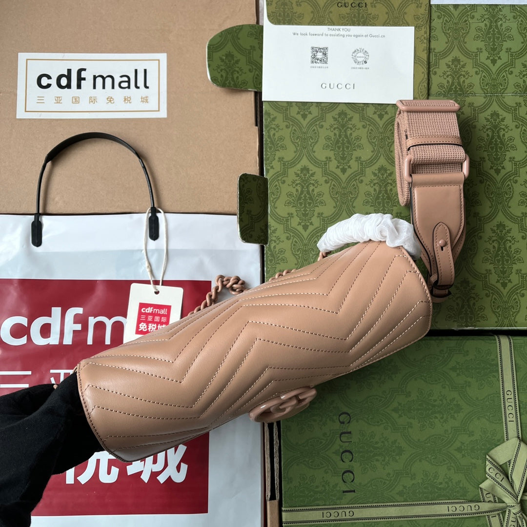 gg marmont 26cm all beige calfskin mysite