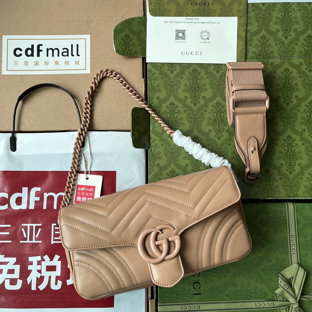 gg marmont 26cm all beige calfskin mysite