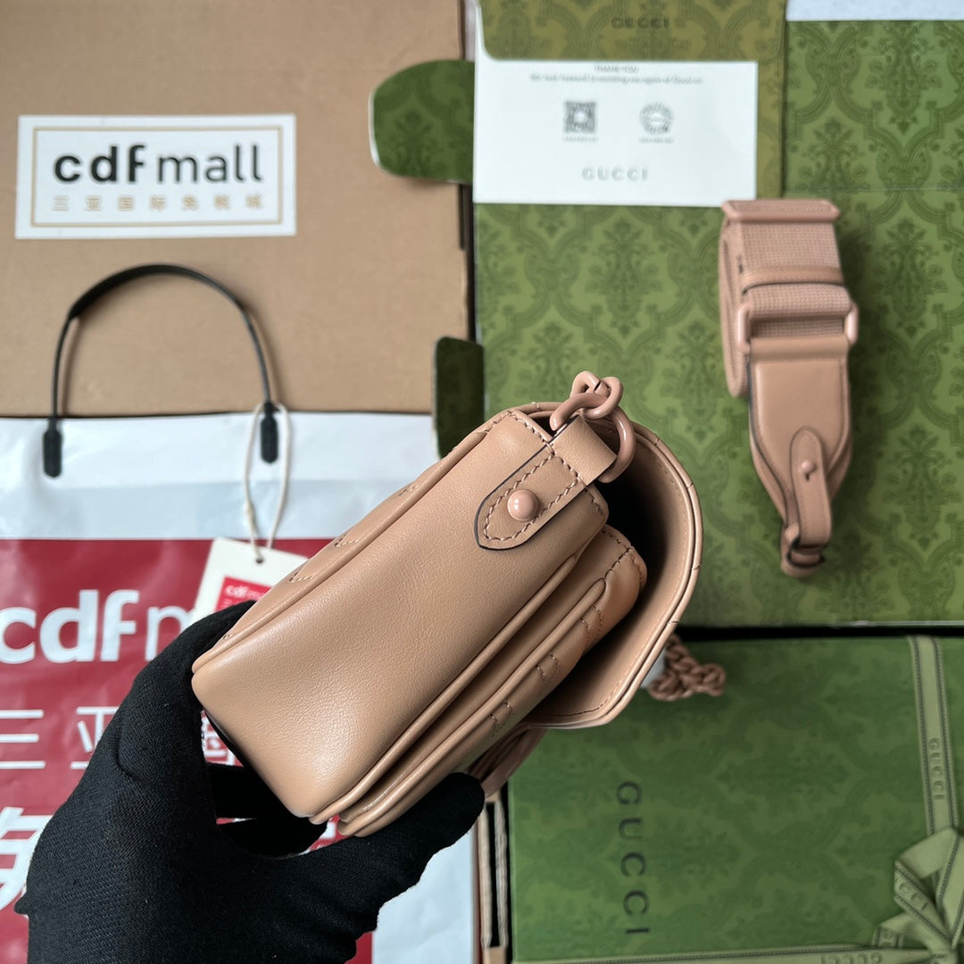 gg marmont 26cm all beige calfskin mysite