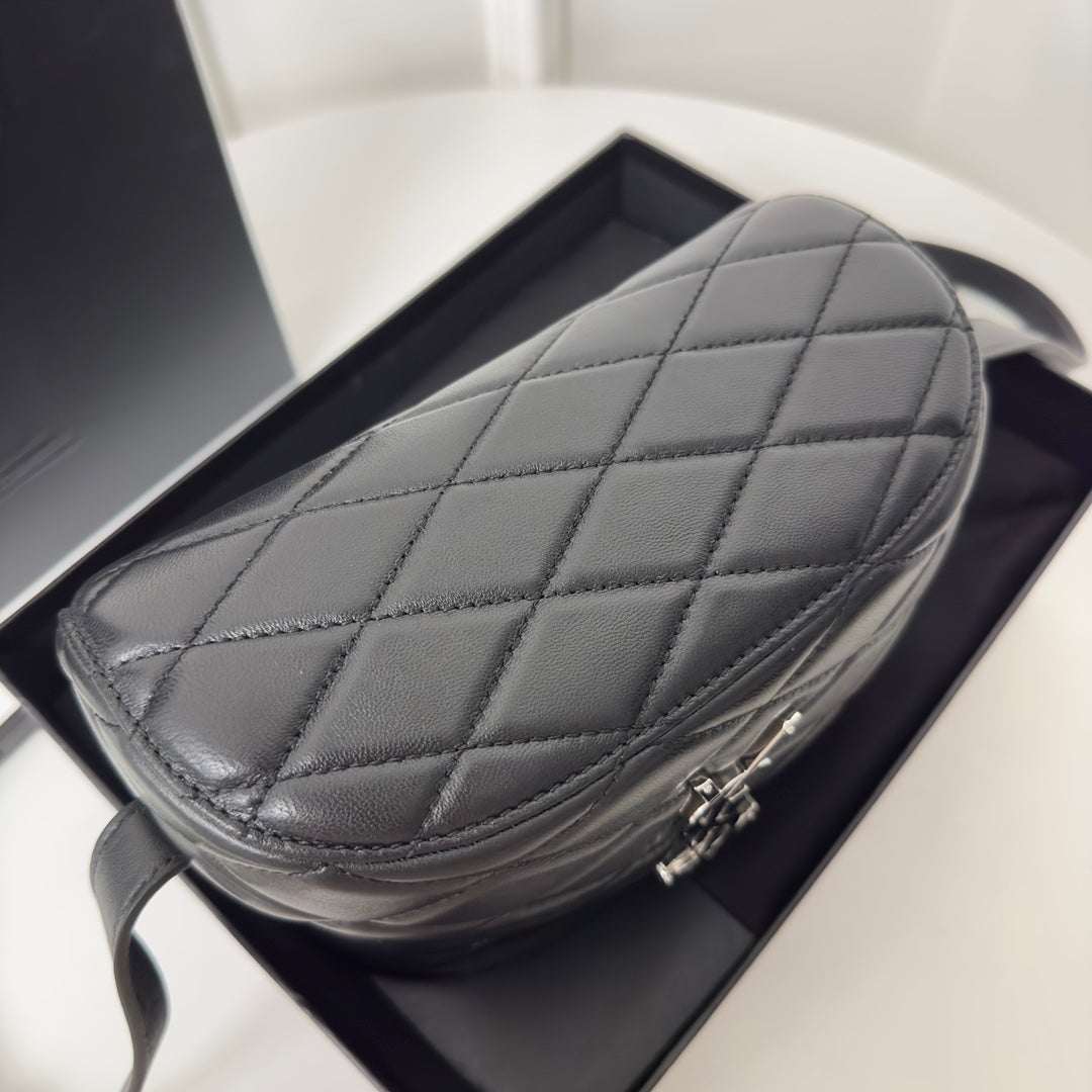 SL June Box Bag In Quilted Black Lambskin Shw mysite