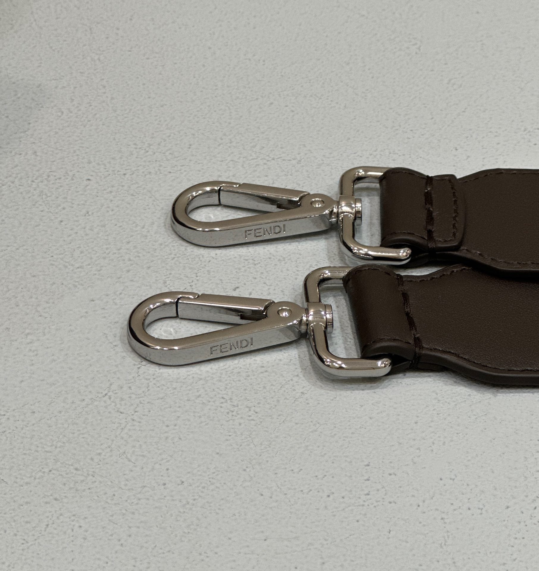 FENDI STRIKE 41 MEDIUM FF MOCHA BROWN JACQUARD FABRIC BACKPACK mysite