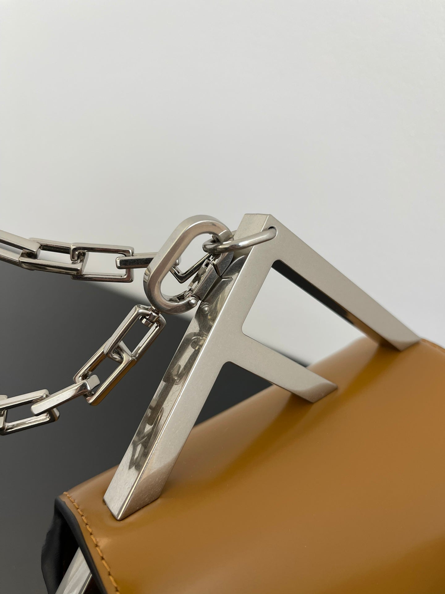 FENDI MINI FIRST SIGHT 13 BAG IN COPPER BROWN CALFSKIN WITH SILVER HARDWARE mysite