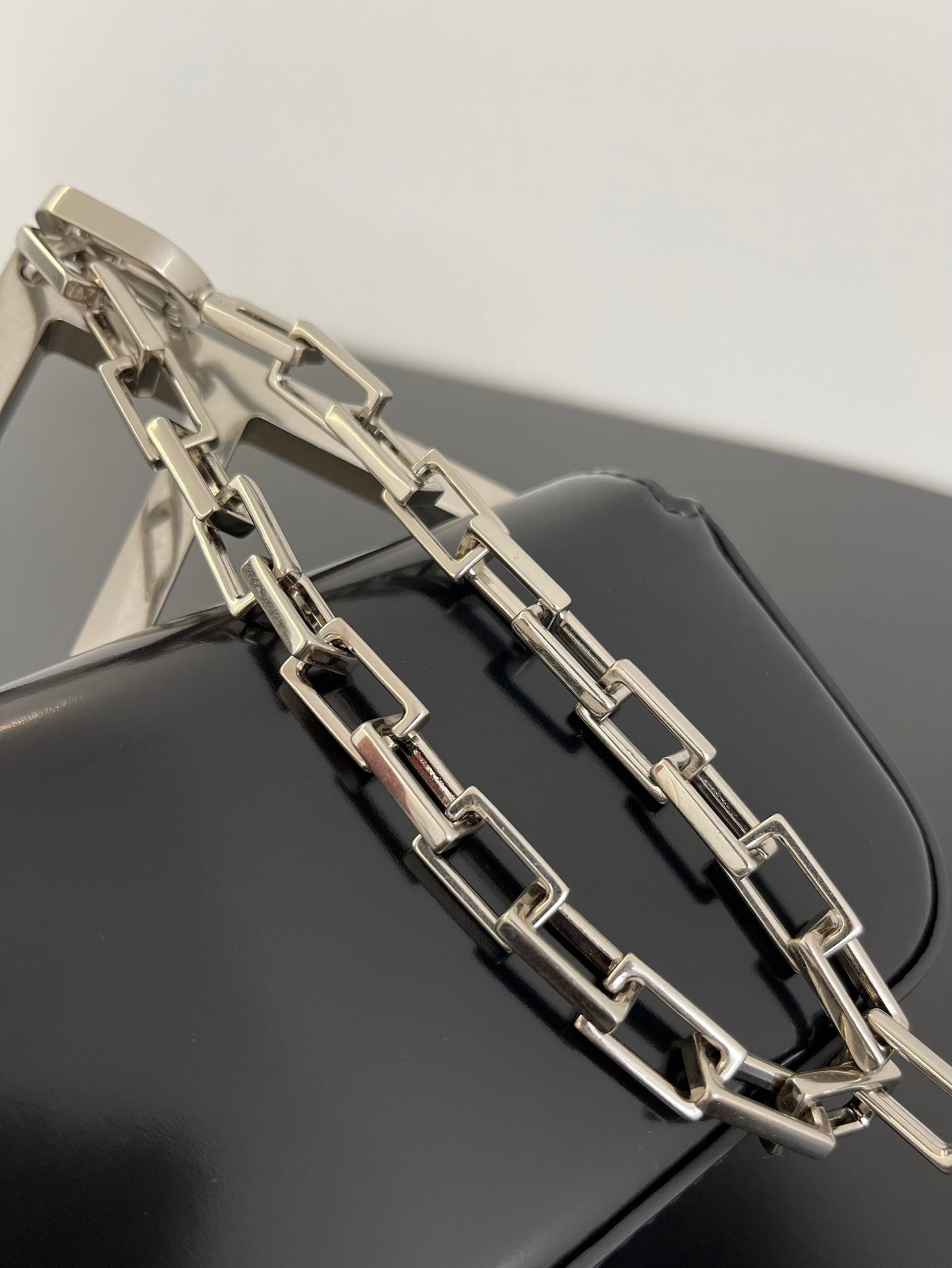 FENDI MINI FIRST SIGHT 13 BAG IN BLACK CALFSKIN WITH SILVER HARDWARE mysite