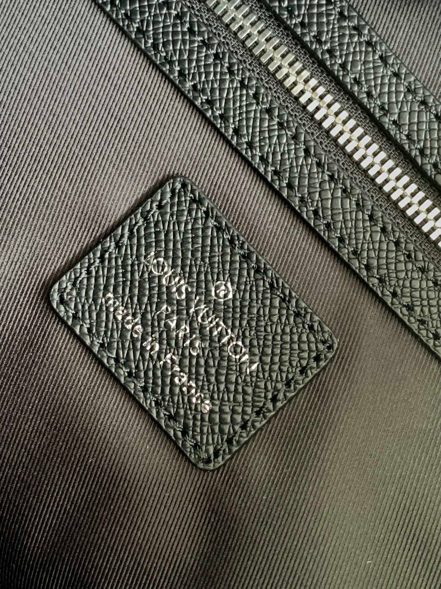 LV The Weekend Tote Bag 43cm Black Monogram Canvas & Taïga Leather mysite