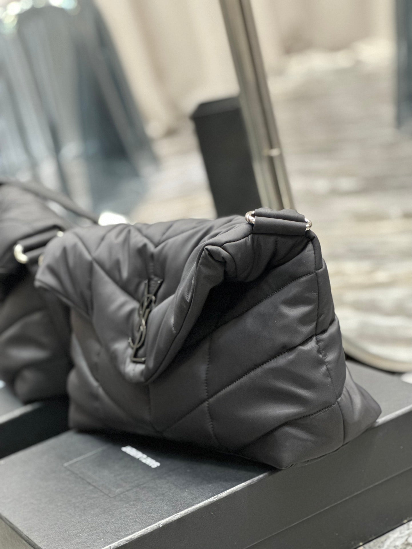 PUFFER LARGE BAG 34 IN DARK GRAY NYLON mysite