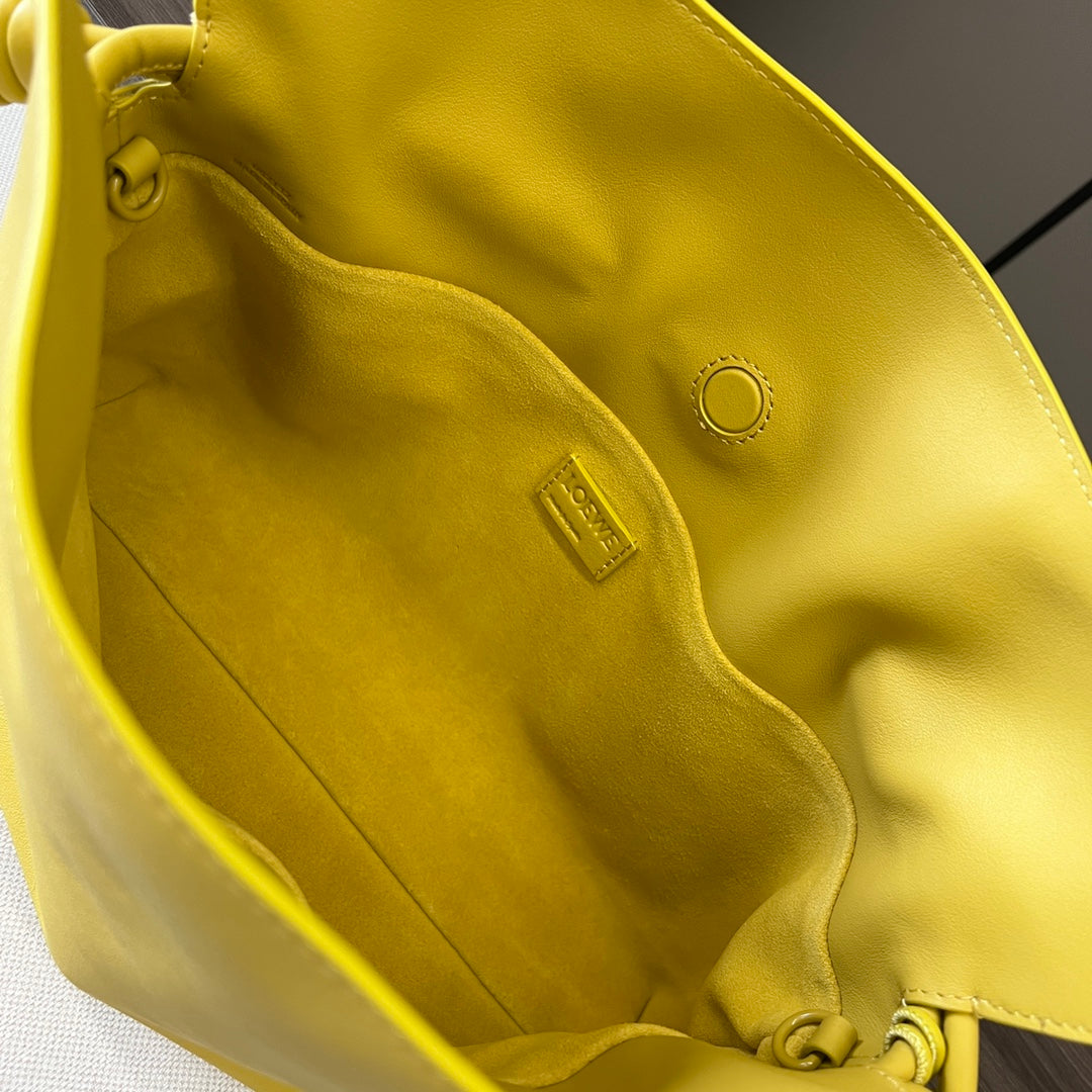 Loew Yellow Flamenco Puffer Shoulder Bag mysite