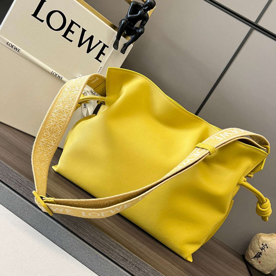 Loew Yellow Flamenco Puffer Shoulder Bag mysite