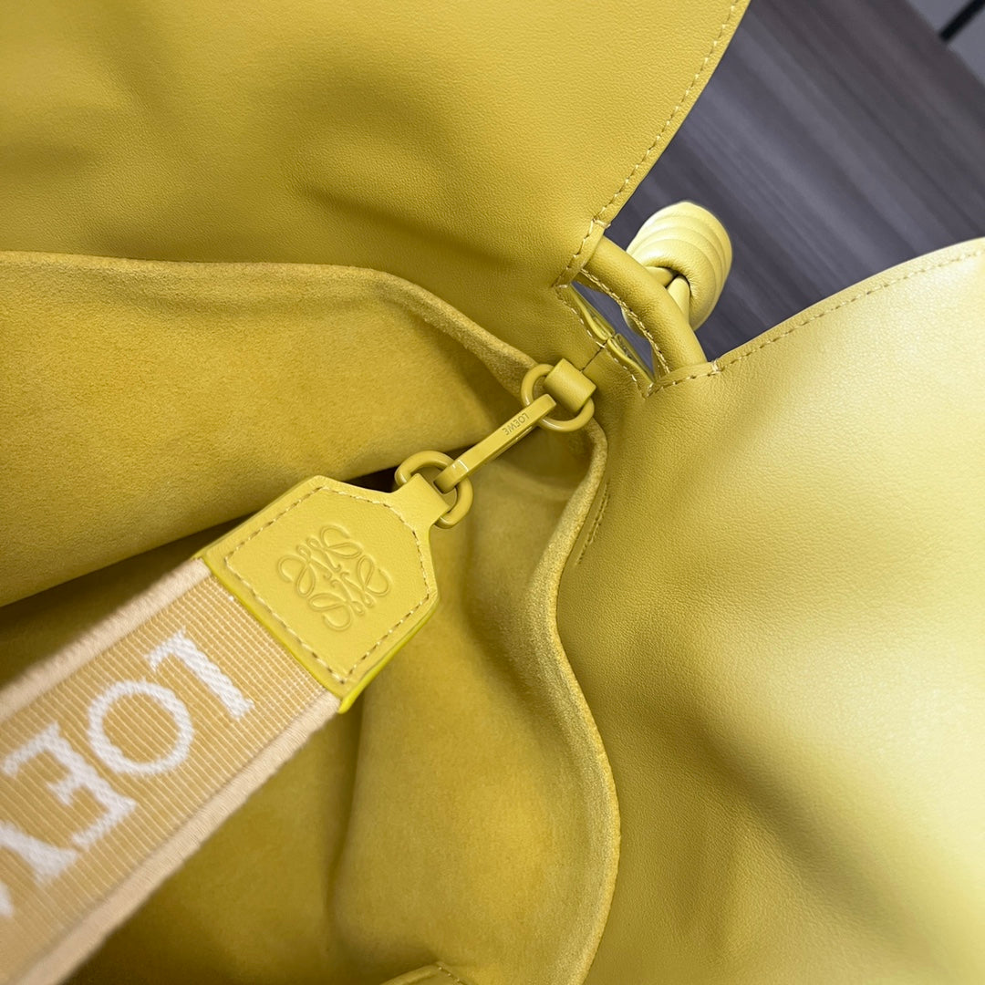 Loew Yellow Flamenco Puffer Shoulder Bag mysite