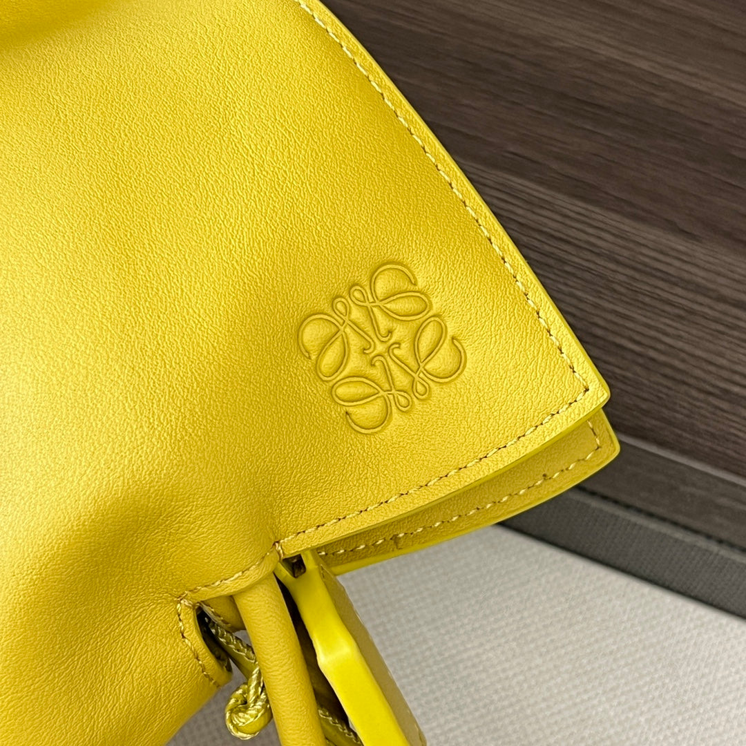 Loew Yellow Flamenco Puffer Shoulder Bag mysite