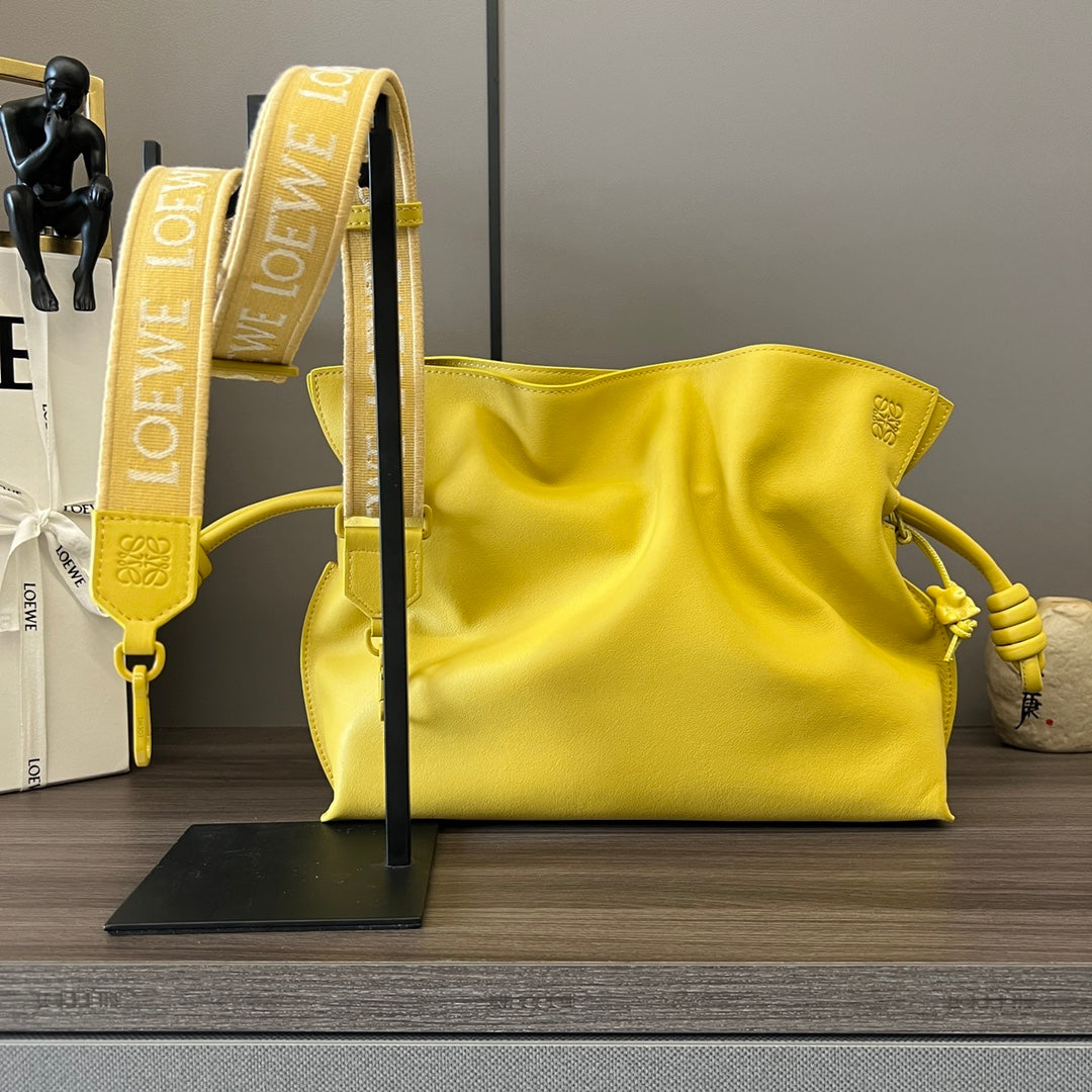 Loew Yellow Flamenco Puffer Shoulder Bag mysite