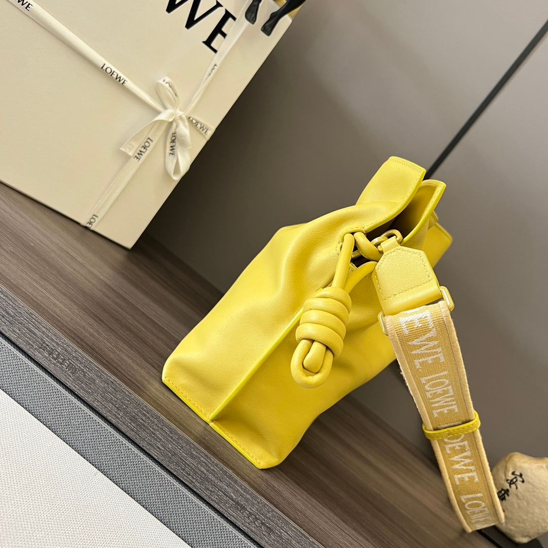 Loew Yellow Flamenco Puffer Shoulder Bag mysite