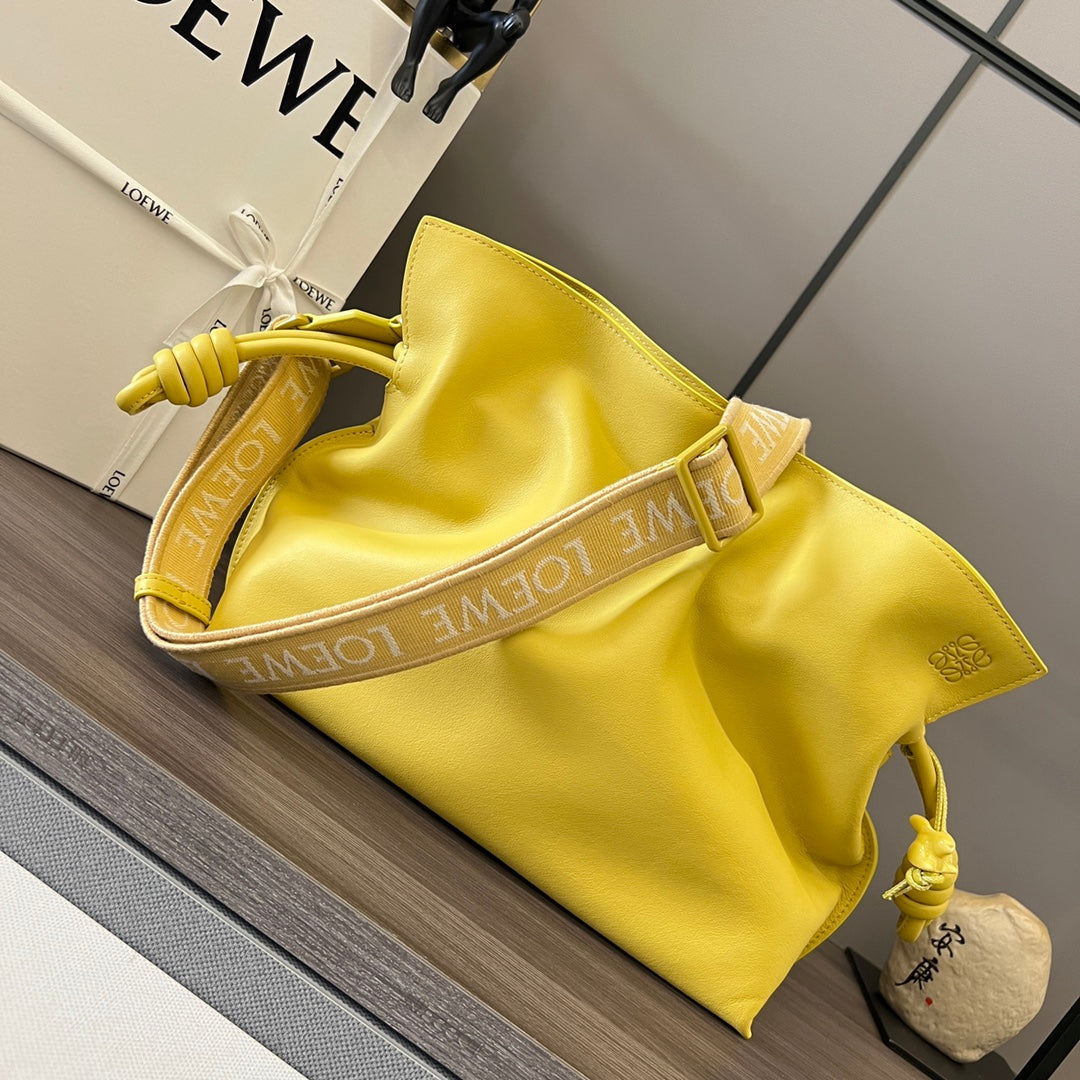 Loew Yellow Flamenco Puffer Shoulder Bag mysite