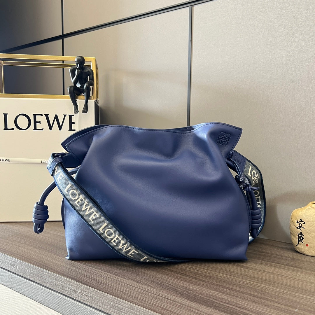 Loew BLue Purple Flamenco Puffer Shoulder Bag mysite