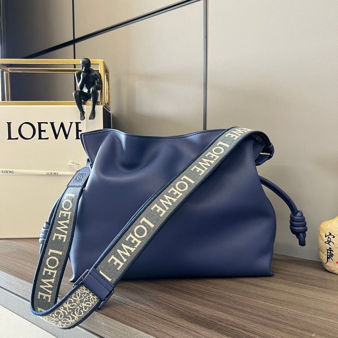 Loew BLue Purple Flamenco Puffer Shoulder Bag mysite