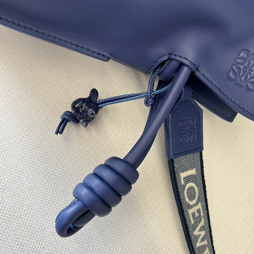 Loew BLue Purple Flamenco Puffer Shoulder Bag mysite