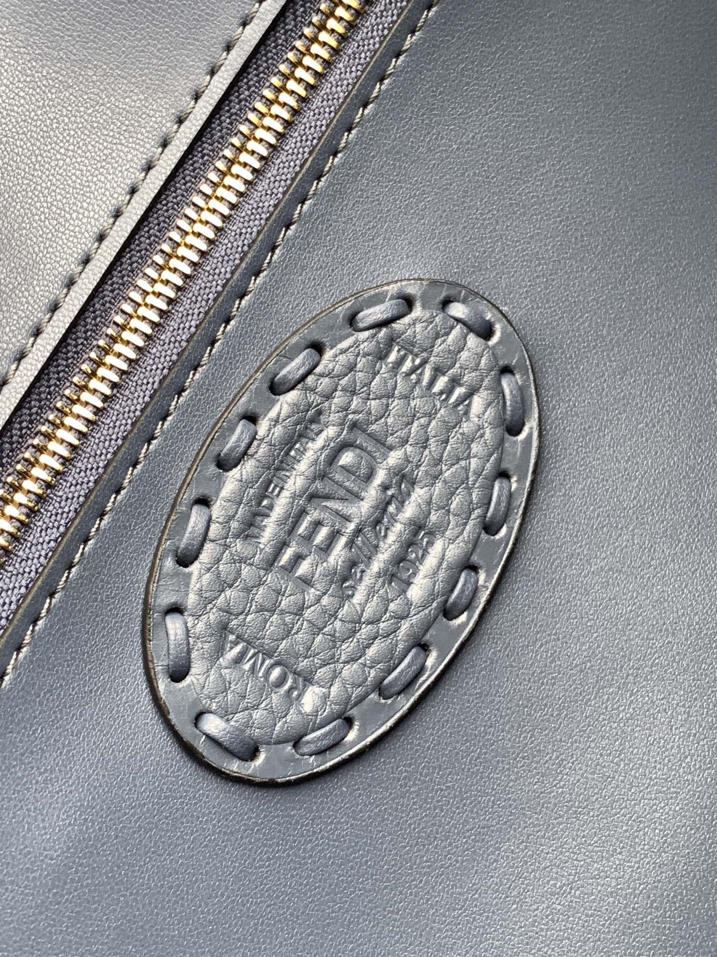 Fend Baguette 27 Bag Blue Calfskin Ghw mysite