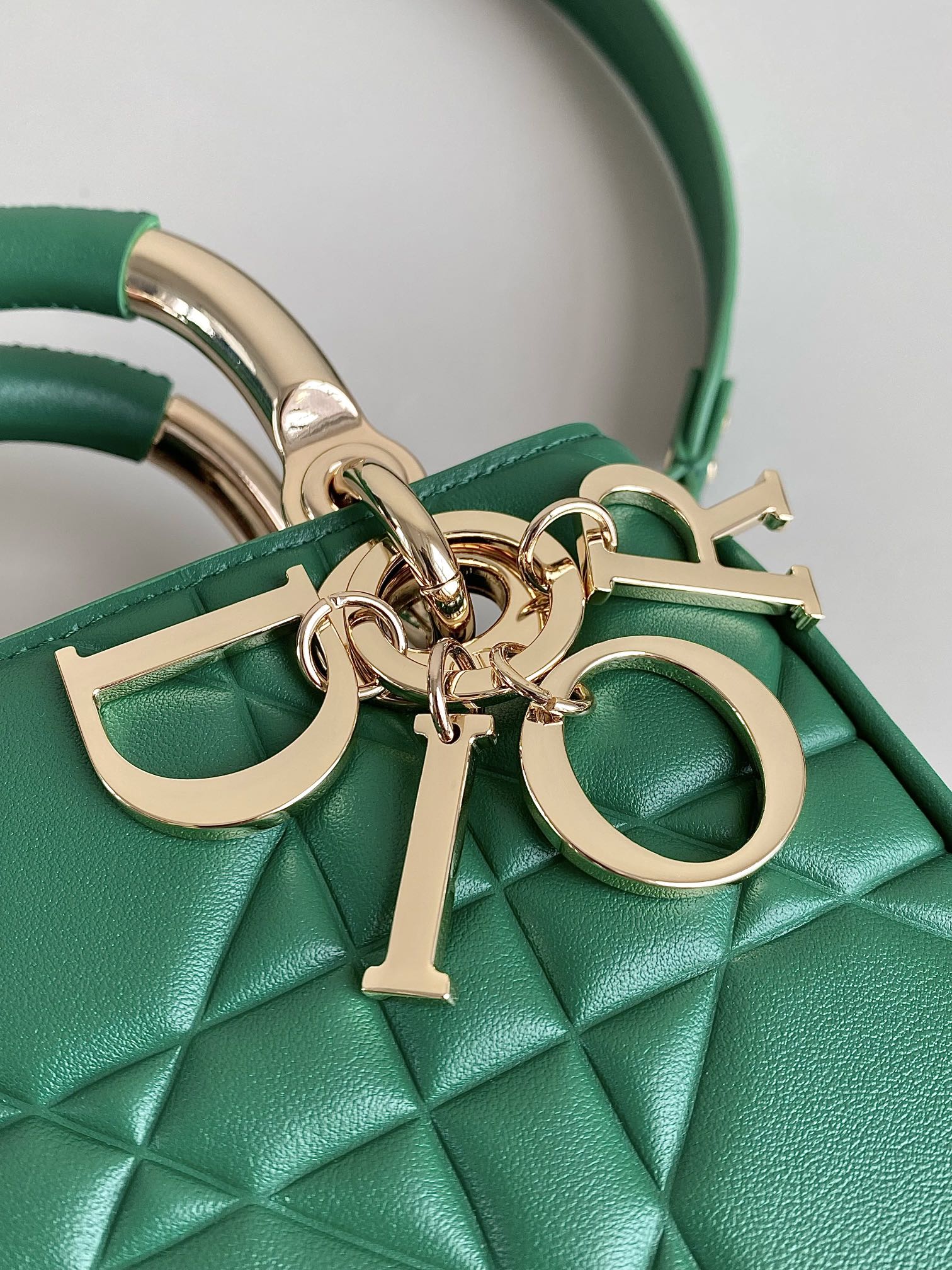 MINI LADY 19 IN FOREST GREEN LAMBSKIN mysite