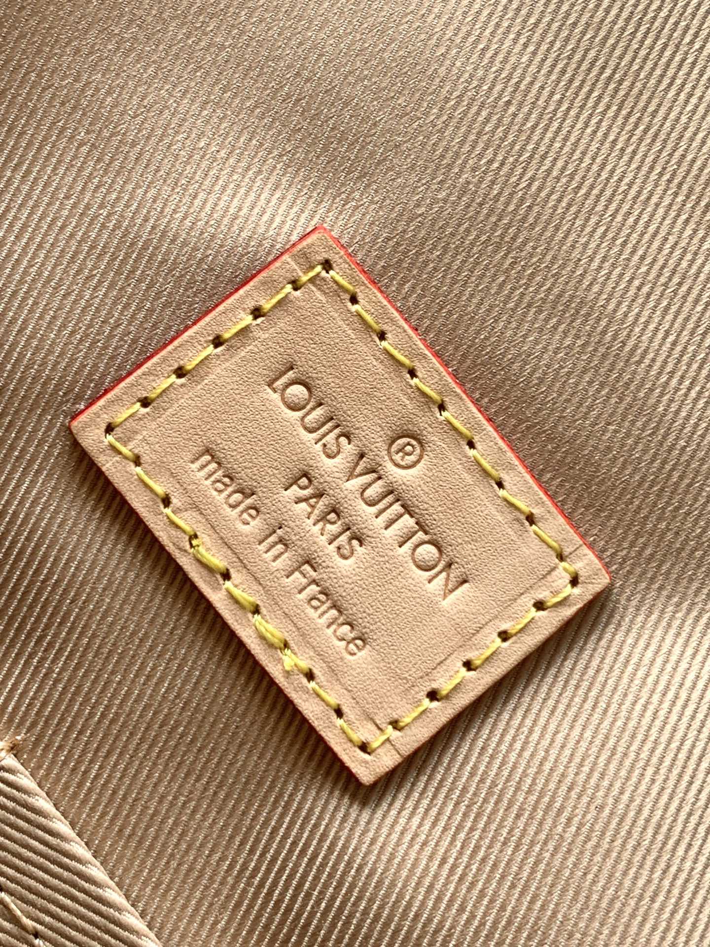 LV Cluny BB Bag Brown Monogram Canvas Beige Cowhide 268764 mysite