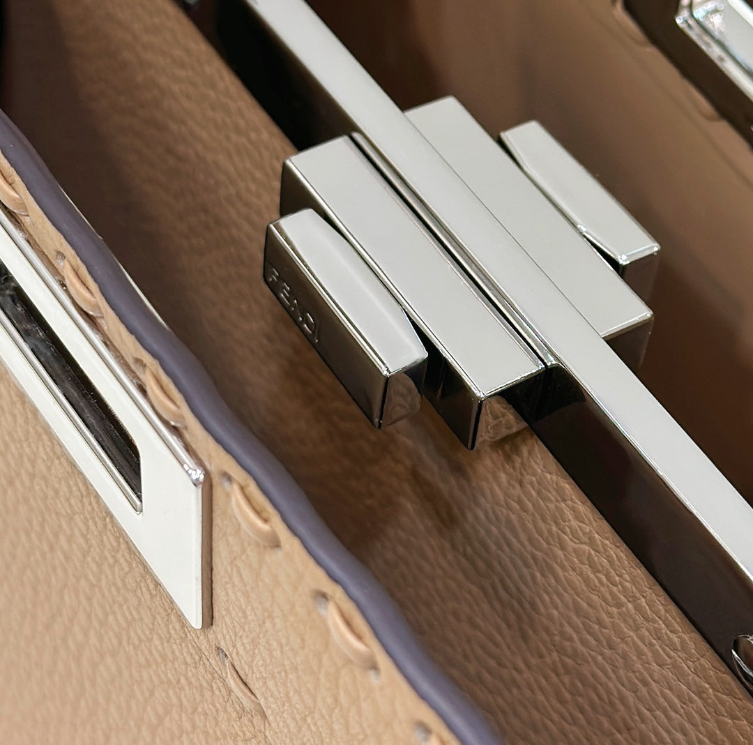 PEEKABOO ISEEU 33 IN CIDER BROWN GRAINED CALFSKIN SILVER HARDWARE mysite