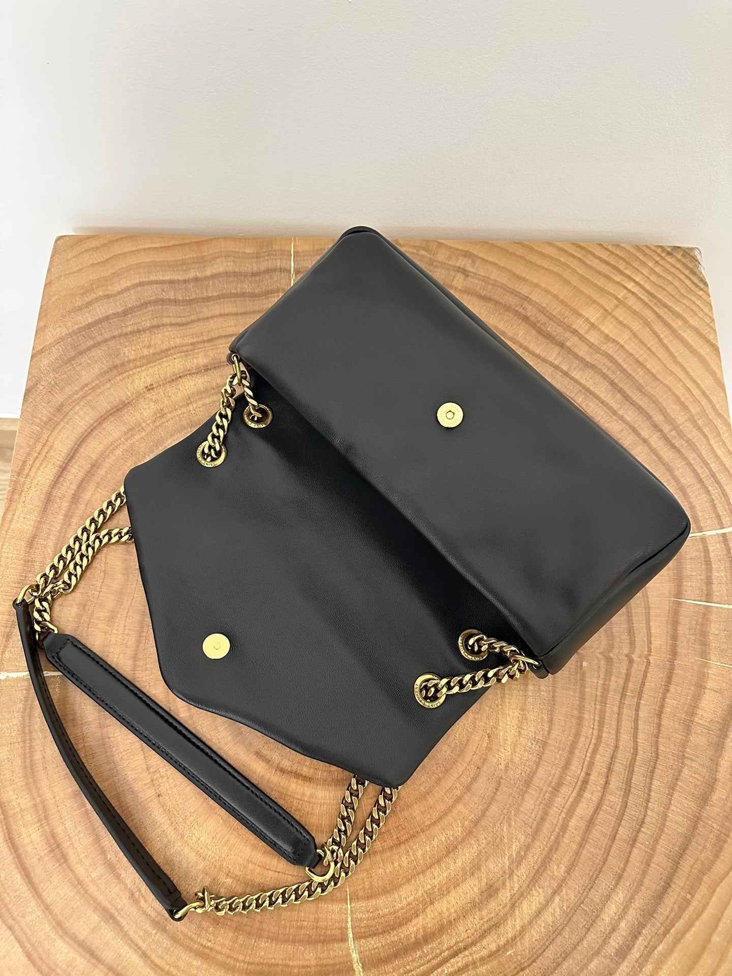 SL 26cm Calypso Chain Bag Black Leather mysite