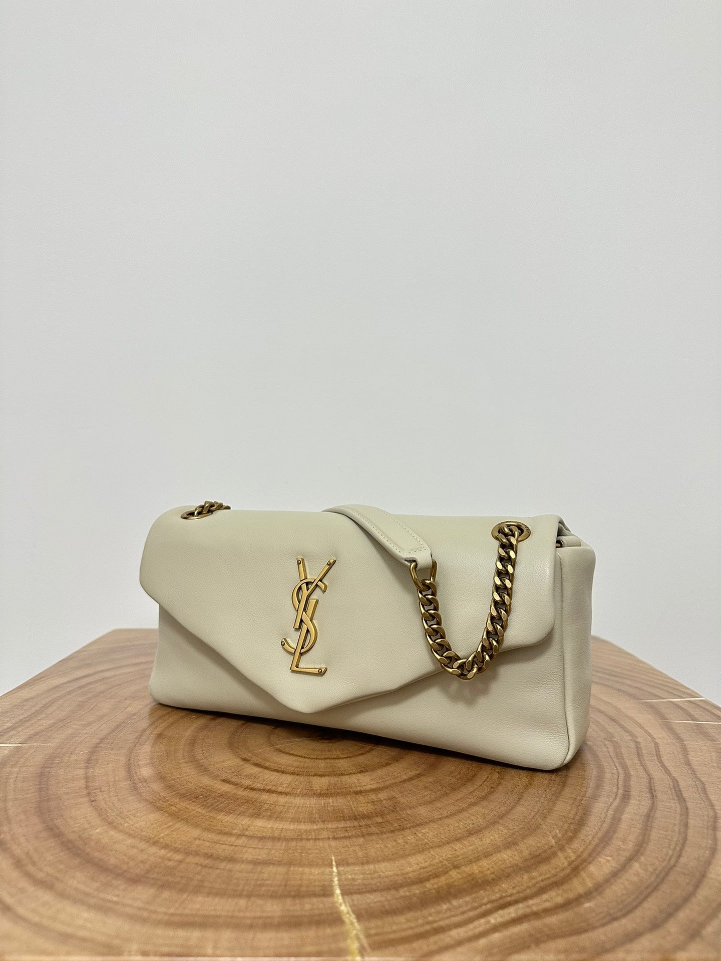 SL 26cm Calypso Chain Bag White Leather mysite