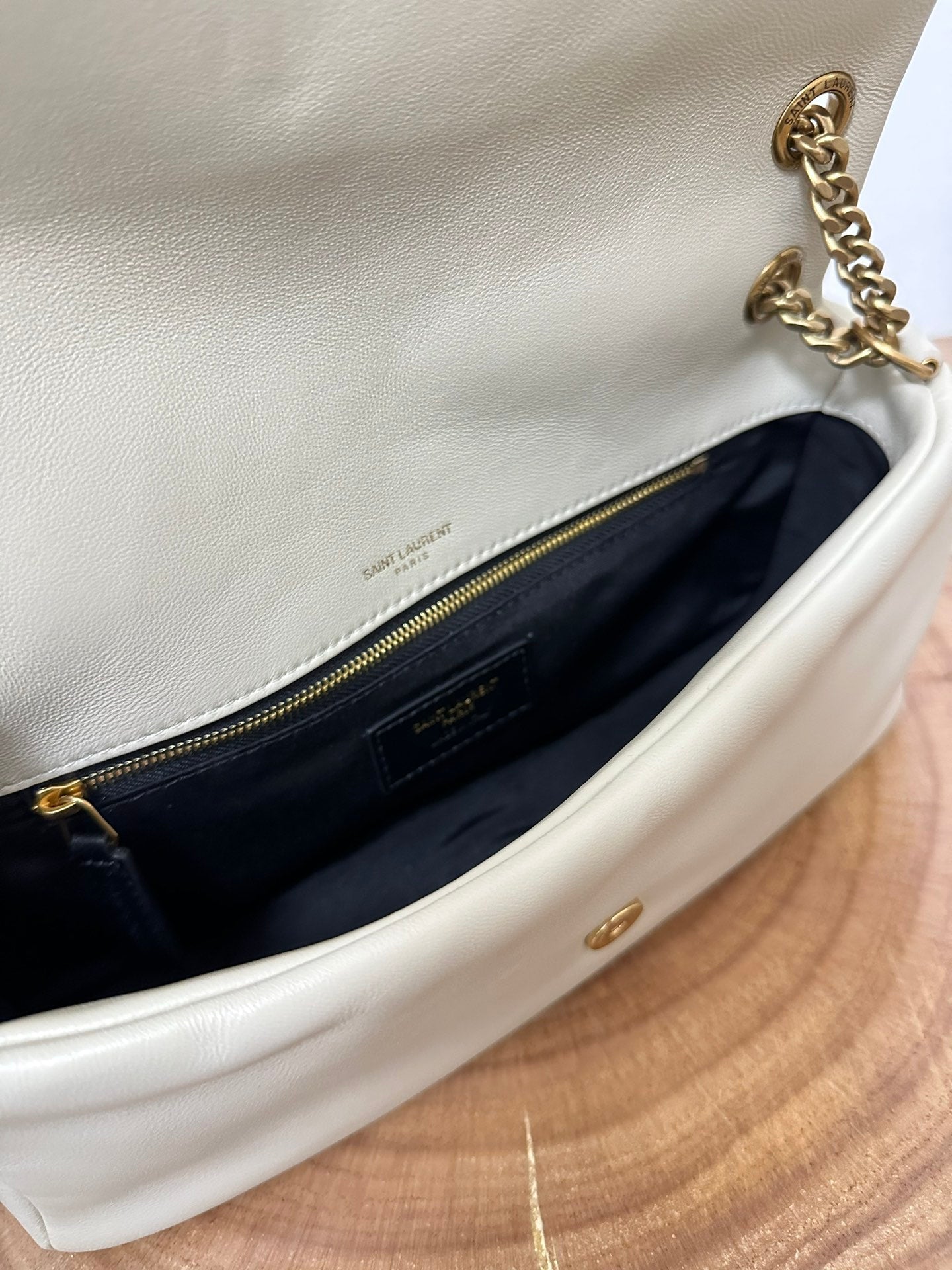 SL 26cm Calypso Chain Bag White Leather mysite