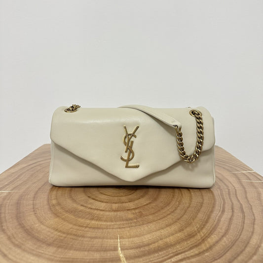 SL 26cm Calypso Chain Bag White Leather mysite
