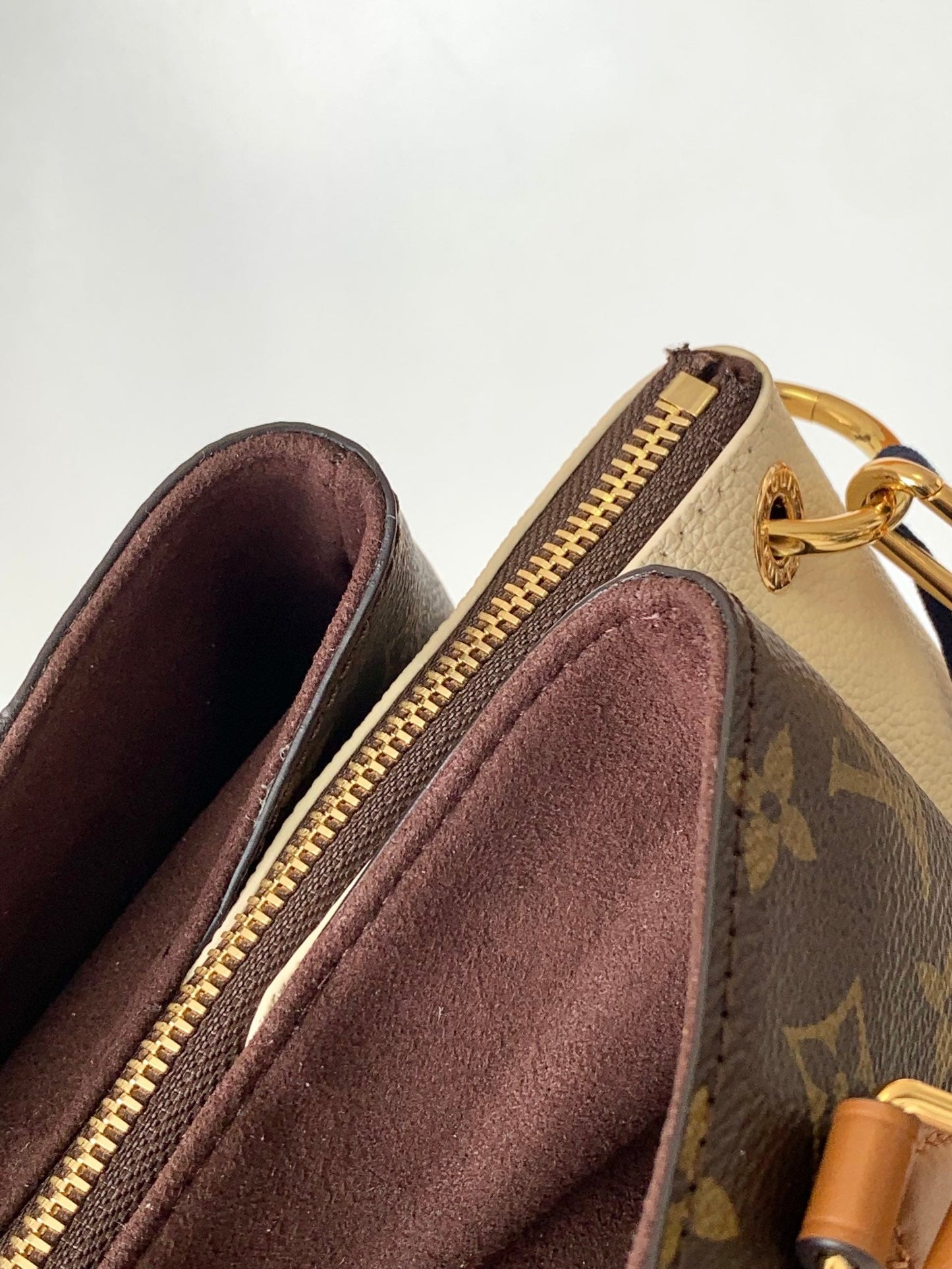 LV Opéra Handbag 36cm Brown White Monogram Canvas & Cowhide GHW mysite