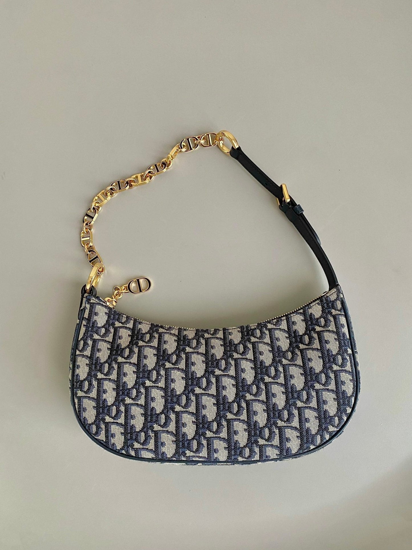 CD lounge underarm bag 26 blue classic floral fabric mysite