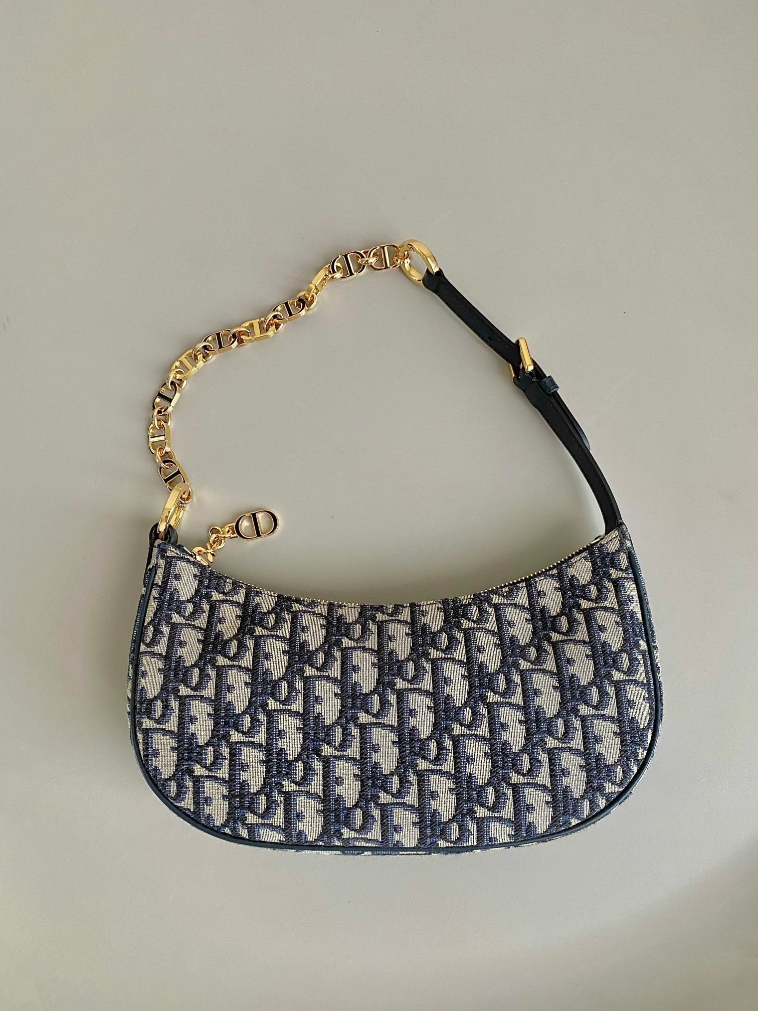 CD lounge underarm bag 26 blue classic floral fabric mysite