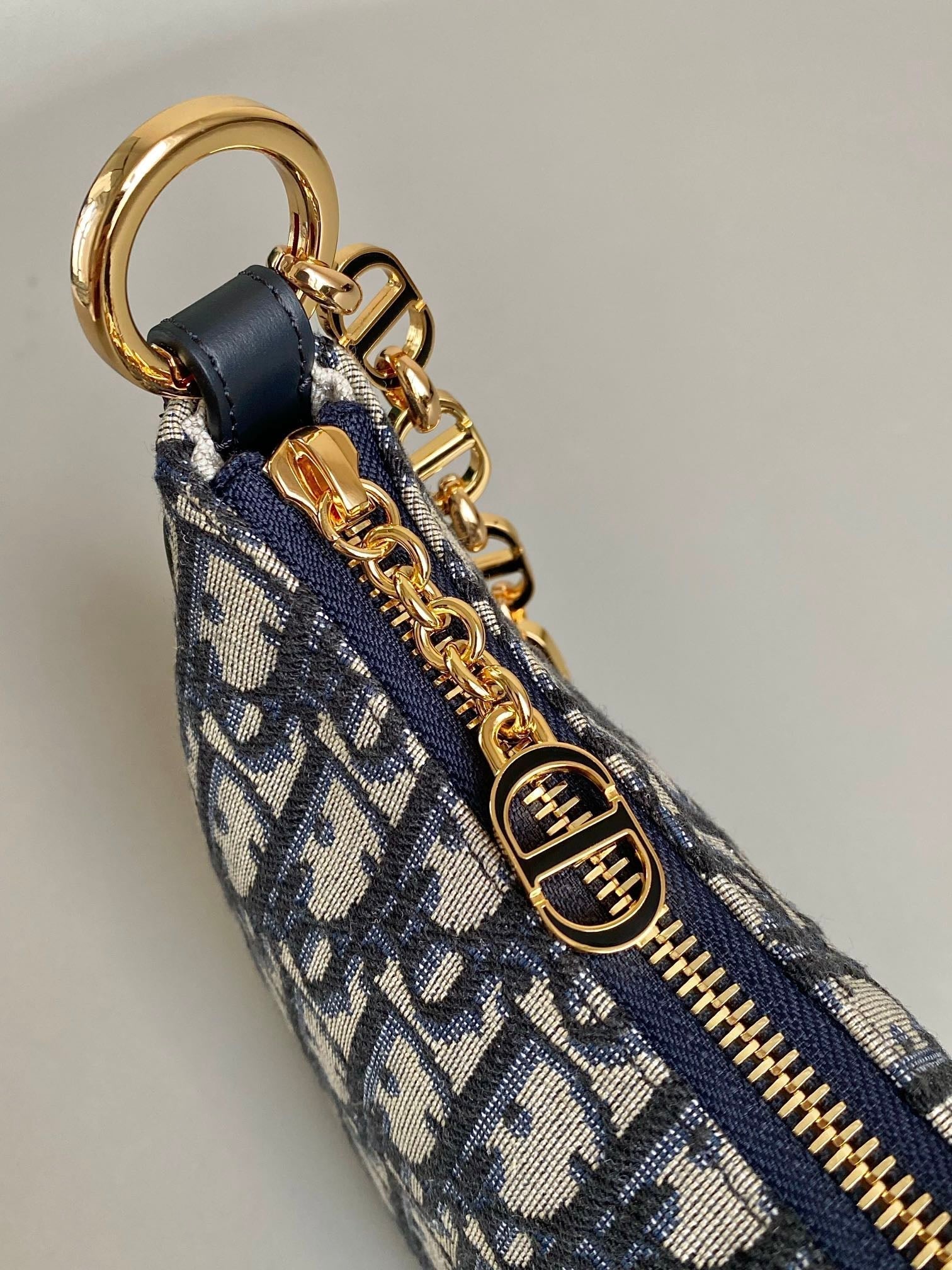 CD lounge underarm bag 26 blue classic floral fabric mysite