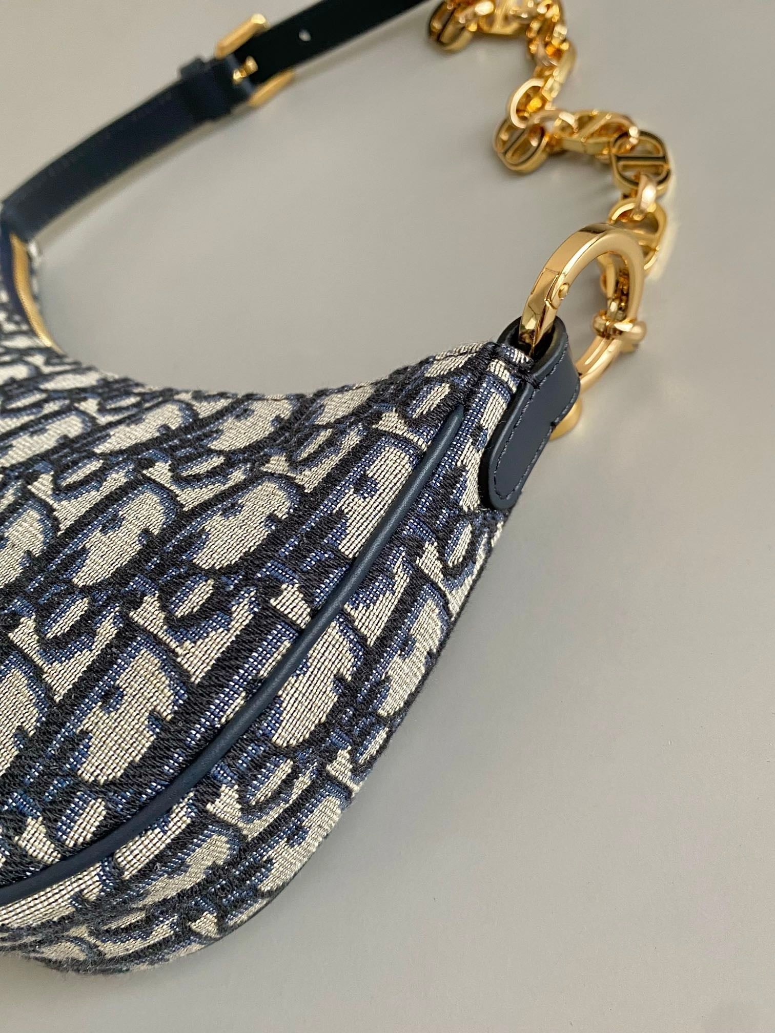 CD lounge underarm bag 26 blue classic floral fabric mysite