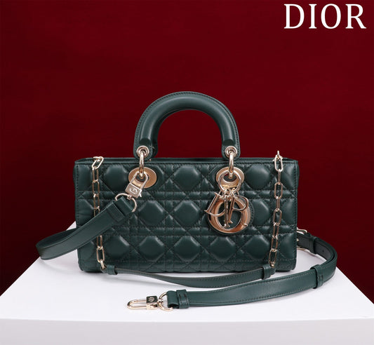 medium lady d-joy 26 dark green lambskin mysite