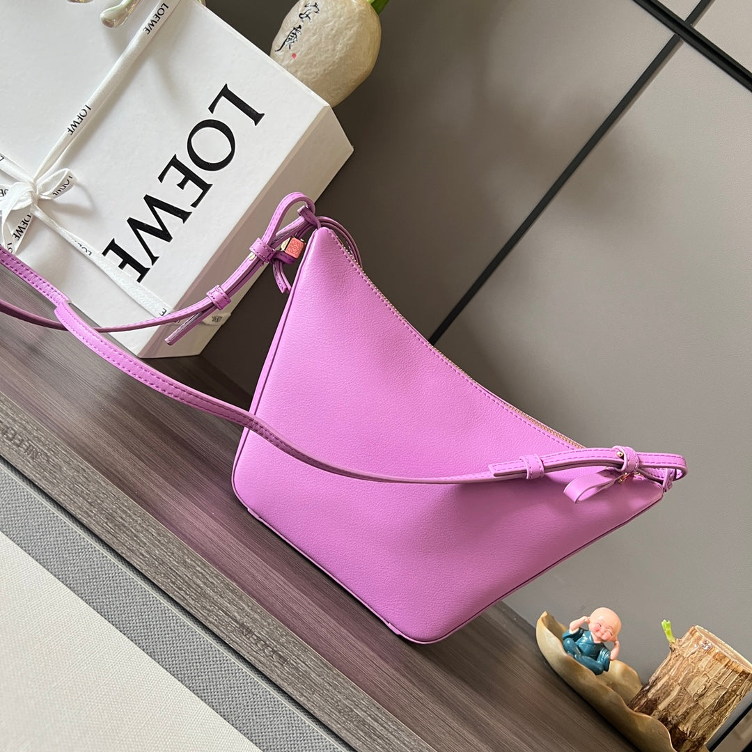 LOE LUNA HOBO 28 BAG IN HOT PINK CALFSKIN mysite