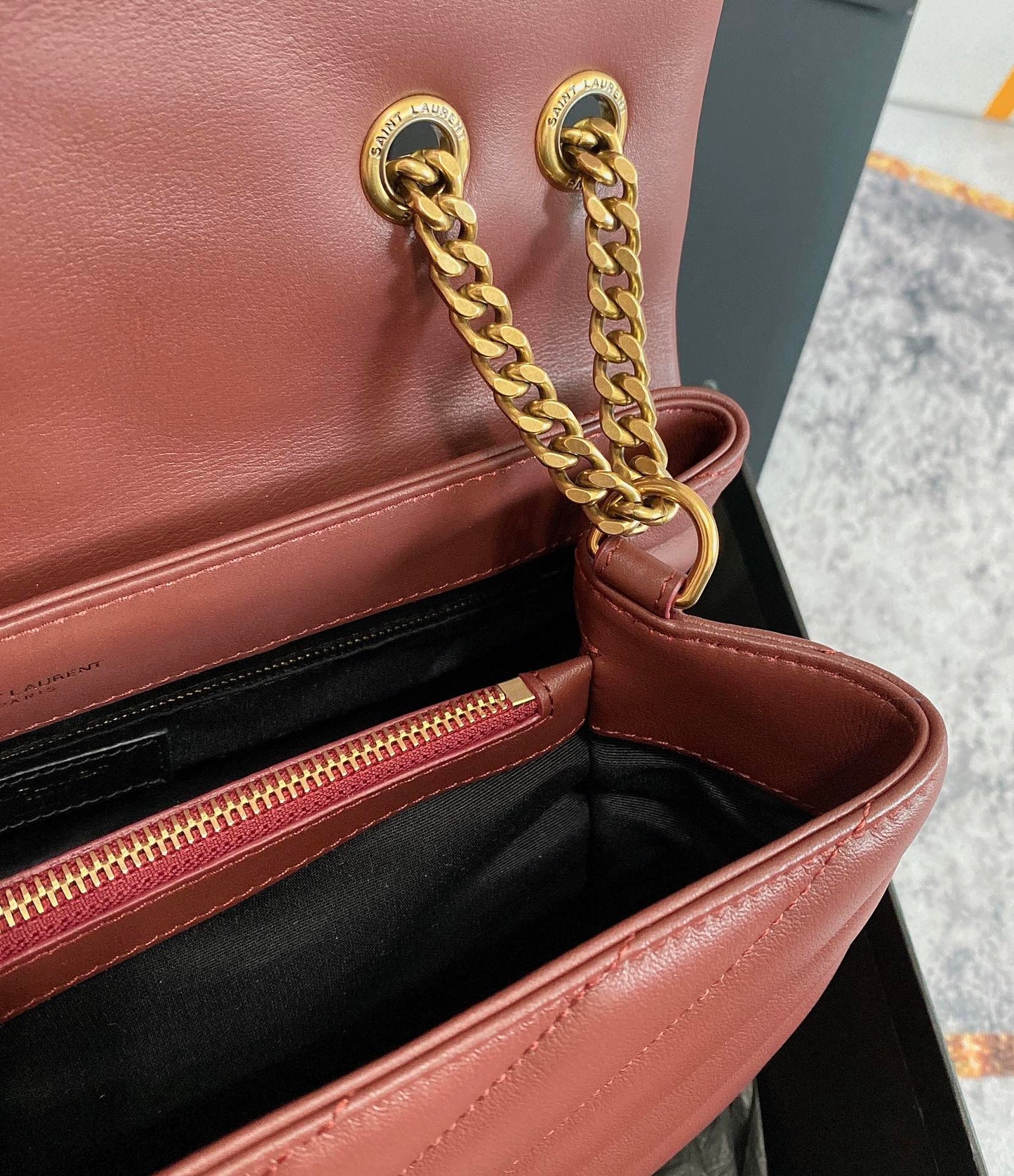 LOULOU MEDIUM 32 ROUGH LEGION QUILTED LEATHER GOLD HARDWARE mysite