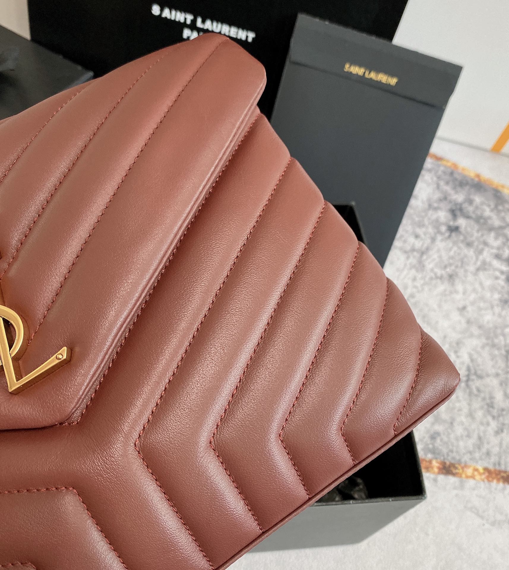 LOULOU MEDIUM 32 ROUGH LEGION QUILTED LEATHER GOLD HARDWARE mysite