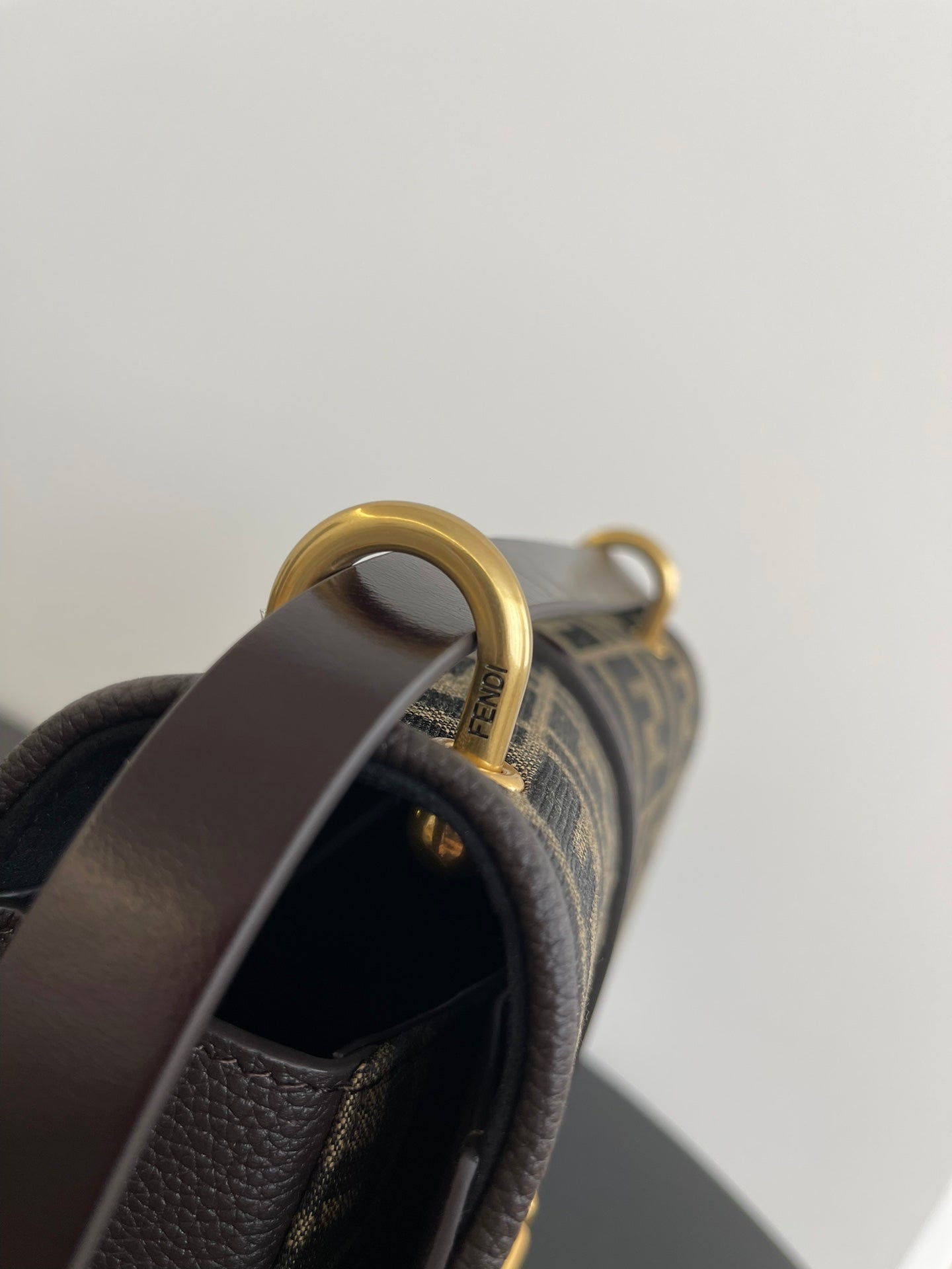 cmon medium 25cm brown ff jacquard fabric calfskin mysite