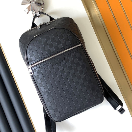 LV Michael Backpack Black Damier Infini Onyx Leather mysite
