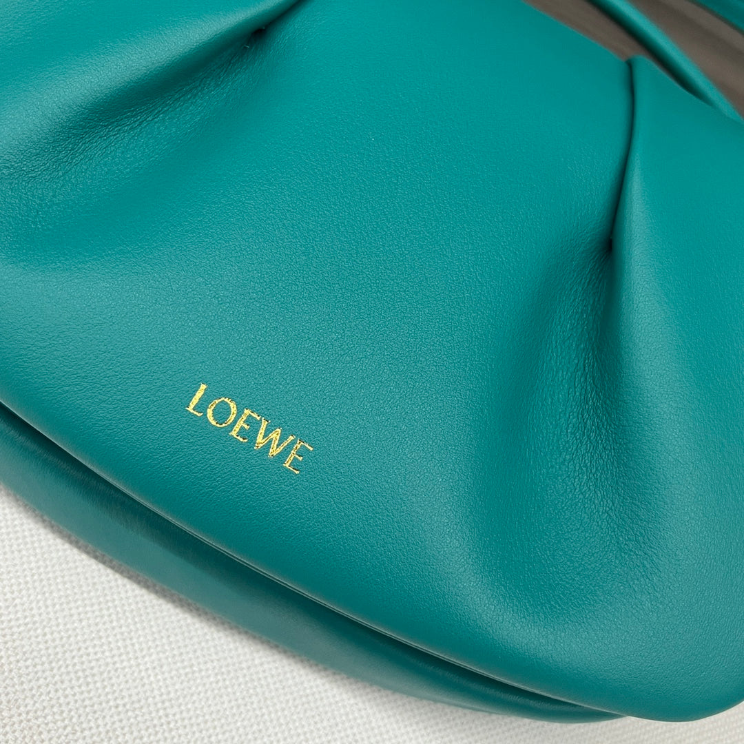 Loew Paseo Shoulder Bag 25cm Tropical Aqua Cowhide mysite