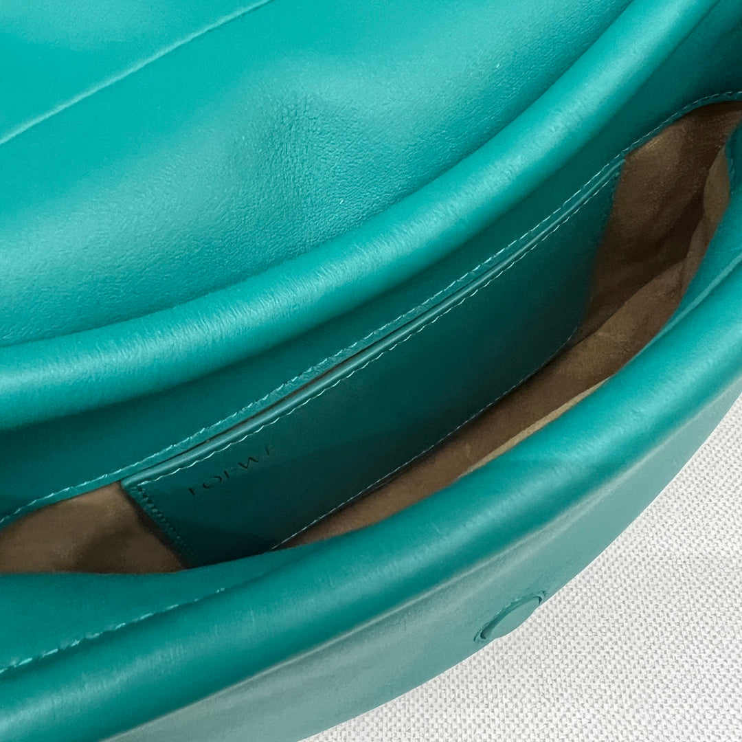 Loew Paseo Shoulder Bag 25cm Tropical Aqua Cowhide mysite