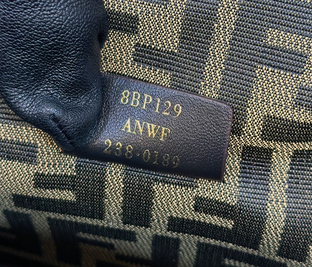 FENDI 26 FIRST SMALL IN TAN BROWN MIX WHITE CALFSKIN SILVER HARDWARE mysite