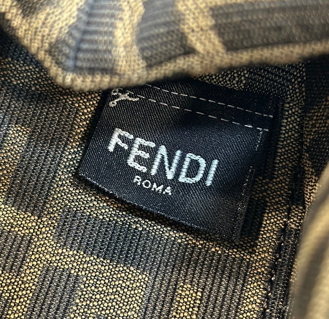 FENDI 26 FIRST SMALL IN TAN BROWN MIX WHITE CALFSKIN SILVER HARDWARE mysite