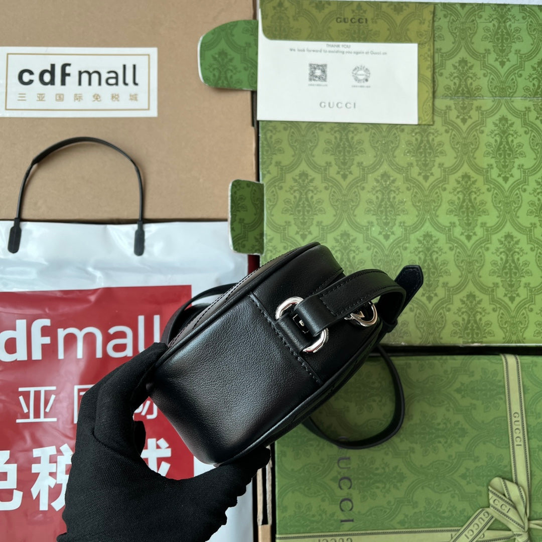 Gucci Blondie 20 Bag Black Leather 239976 mysite