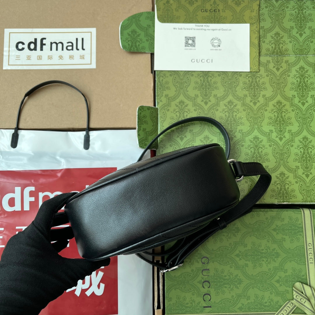 Gucci Blondie 20 Bag Black Leather 239976 mysite