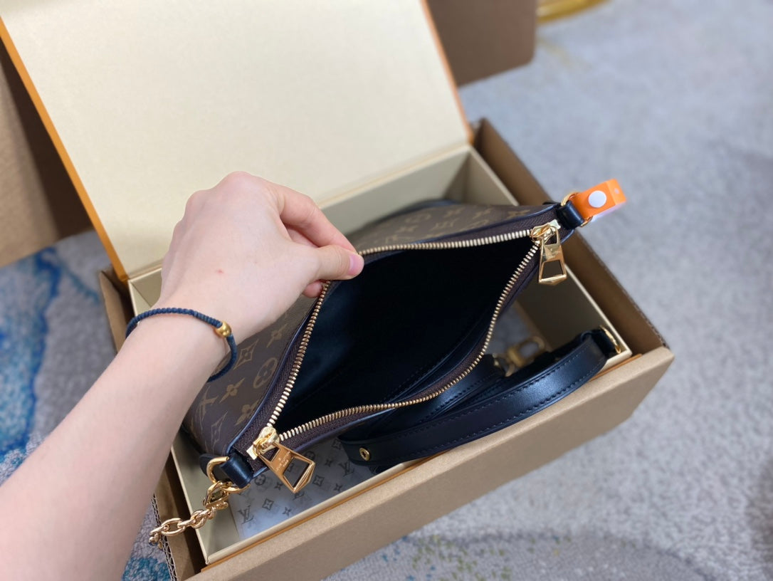 BOULOGNE 29 IN BROWN MONOGRAM CANVAS GOLD HARDWARE mysite