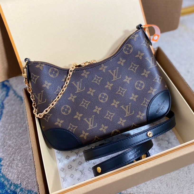 BOULOGNE 29 IN BROWN MONOGRAM CANVAS GOLD HARDWARE mysite