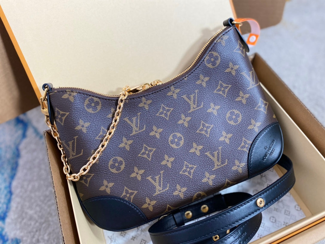 BOULOGNE 29 IN BROWN MONOGRAM CANVAS GOLD HARDWARE mysite